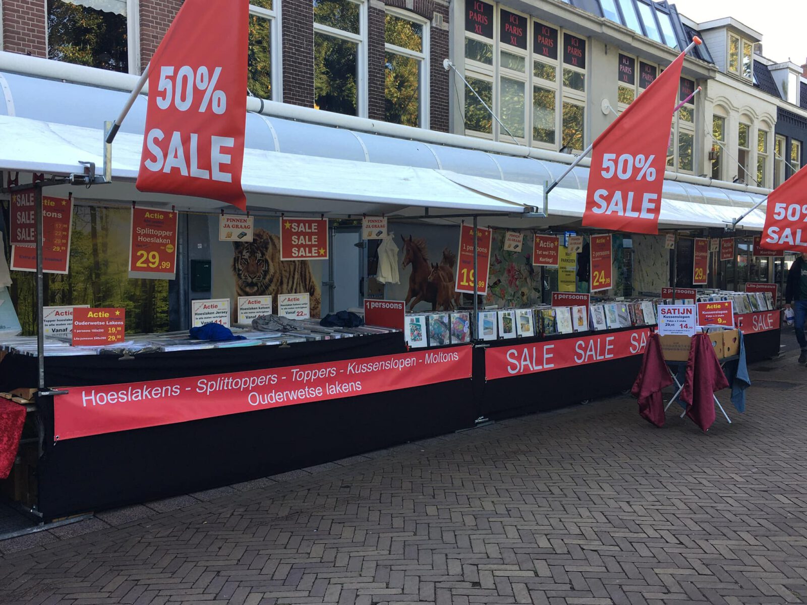 5 juli de langste jaarmarkt van Noord-Holland op de Heerenweg in Heiloo