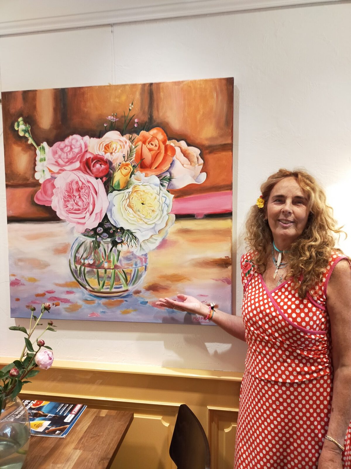 Kunst in IJssalon de Mient. Expositie van Nancy Stikkelman nu te zien