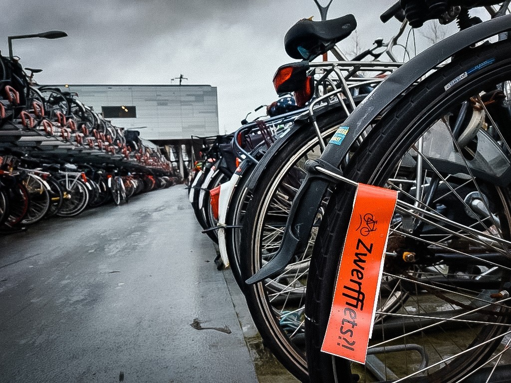 Fietsenopruimactie in Alkmaar voor kermis