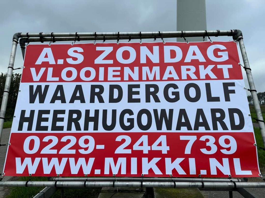 24 september rommelmarkt in Sportcentrum Waardergolf Heerhugowaard