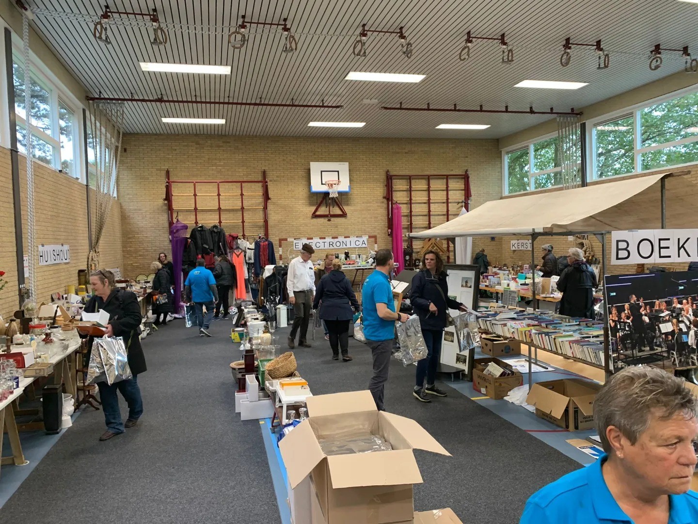 Kringloopmarkt bij Muziekvereniging Emergo Castricum