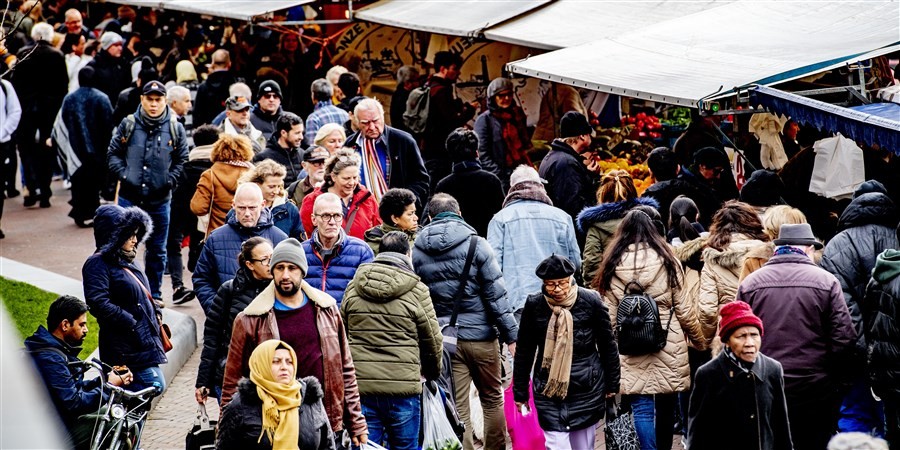 Bevolking in 2023 minder sterk gegroeid dan een jaar eerder