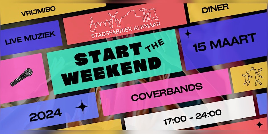 Start the weekend in Stadsfabriek Alkmaar