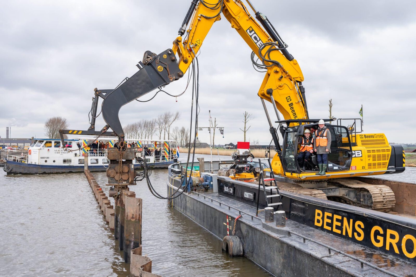 Noordhollandsch kanaal verbonden met nieuwe haven Boekelermeer