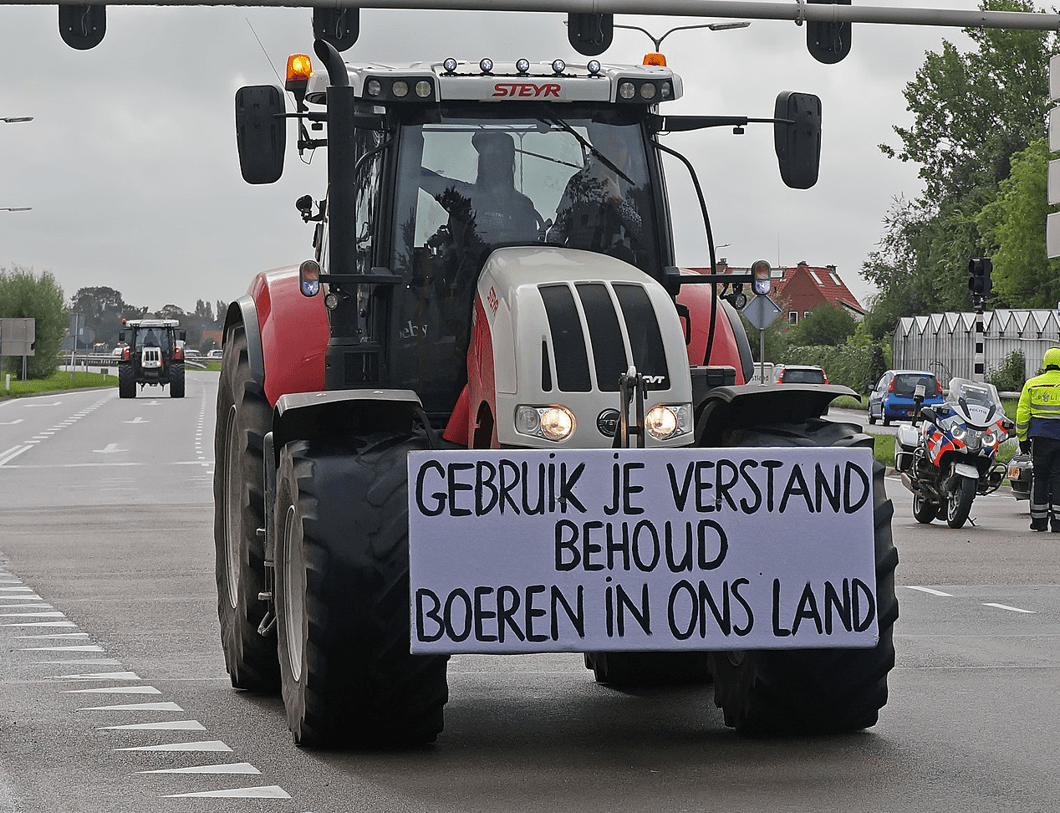 Boerenprotest bij HHNK