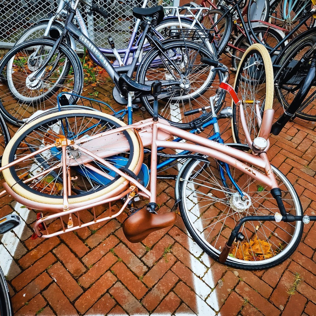 Handhavig gaat weer fietsen bestickeren en weghalen in centrumgebied van Alkmaar