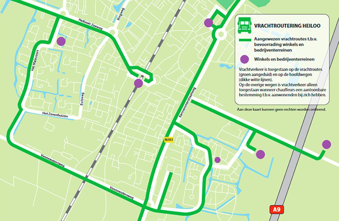 Aanpassing verbodsbepaling vrachtverkeer Heiloo