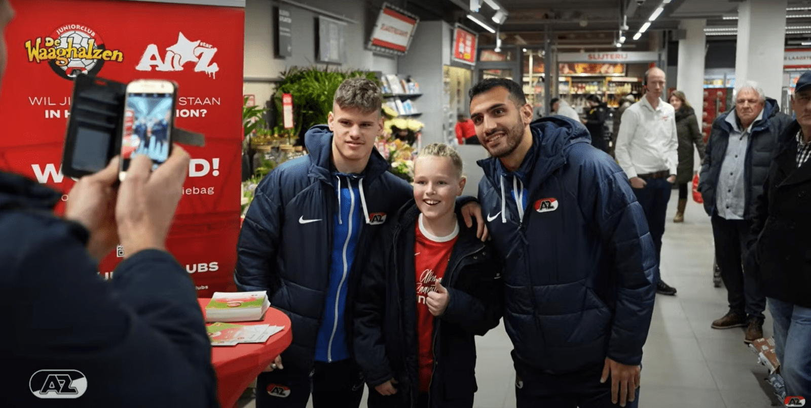 AZ-spelers naar Vomar Alkmaar en andere filialen in de regio voor meet-and-greet