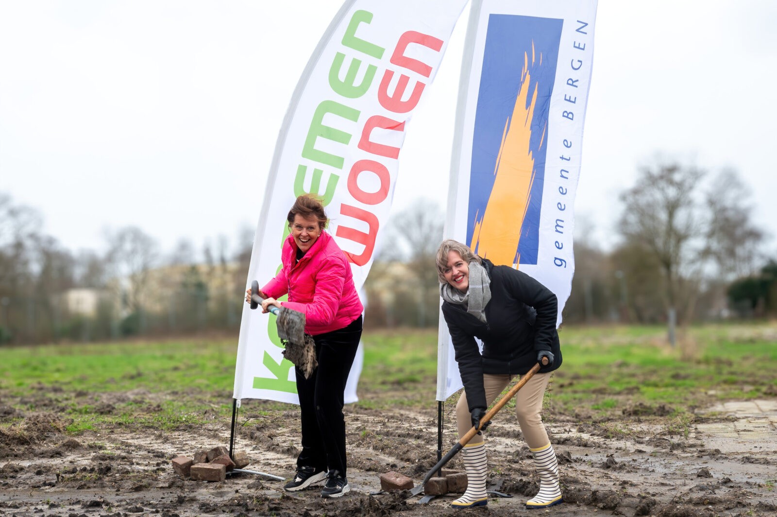 Overeenkomst getekend voor 120 nieuwe woningen op voormalige BSV-terrein in Bergen