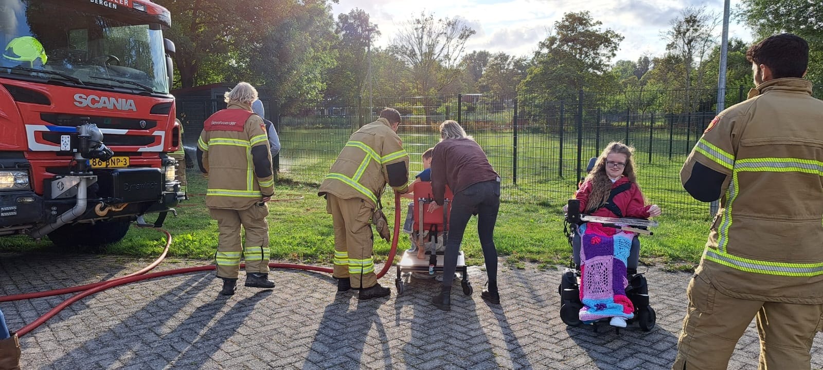 De hele dag sjeesden er brandweerwagens door Alkmaar, Bergen, Heerhugowaard en Heemskerk