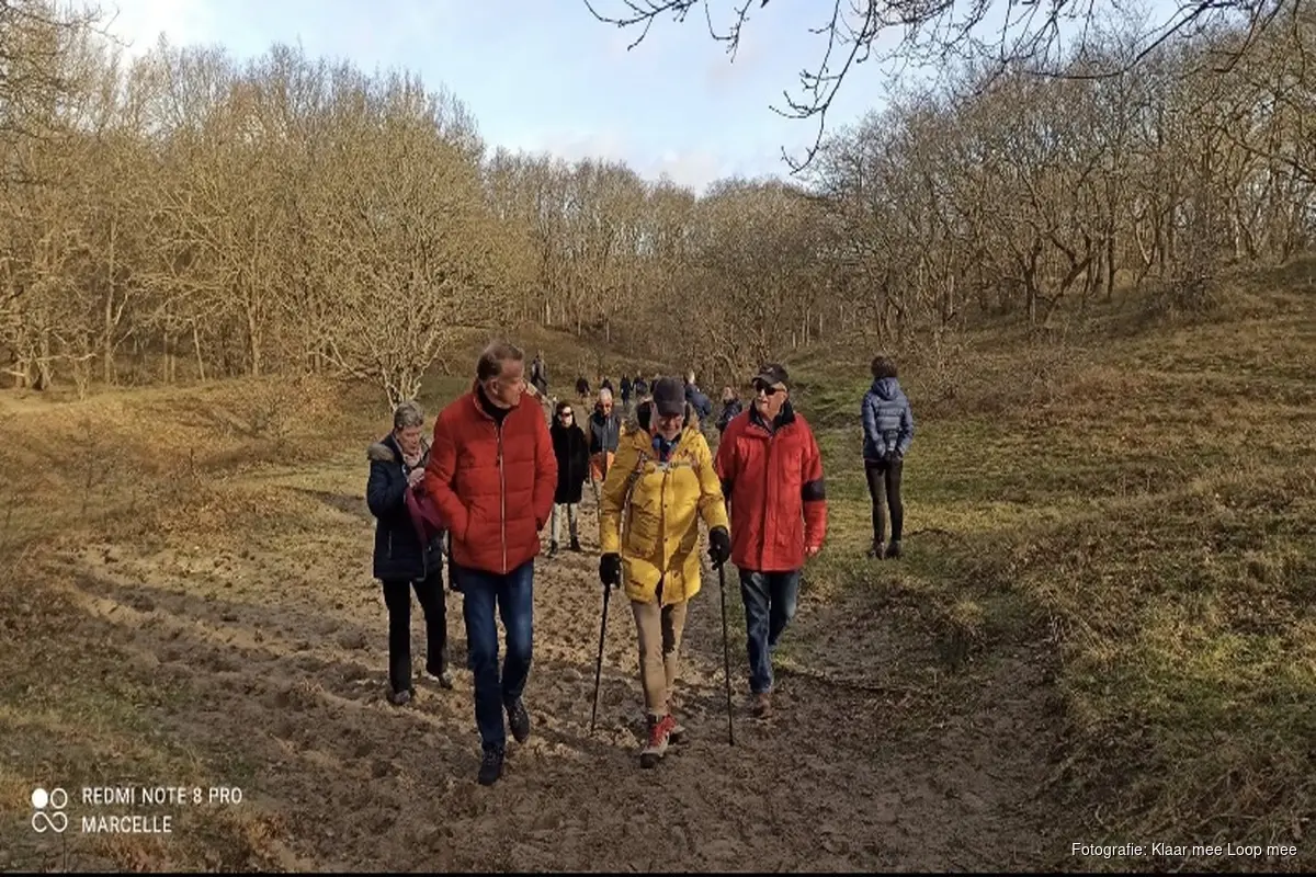 Eerste reünie wandel club Klaar mee Loop mee