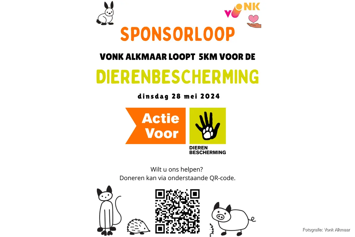 Eerste Vonk Alkmaar Burgerdag. Steun de Dierenbescherming!