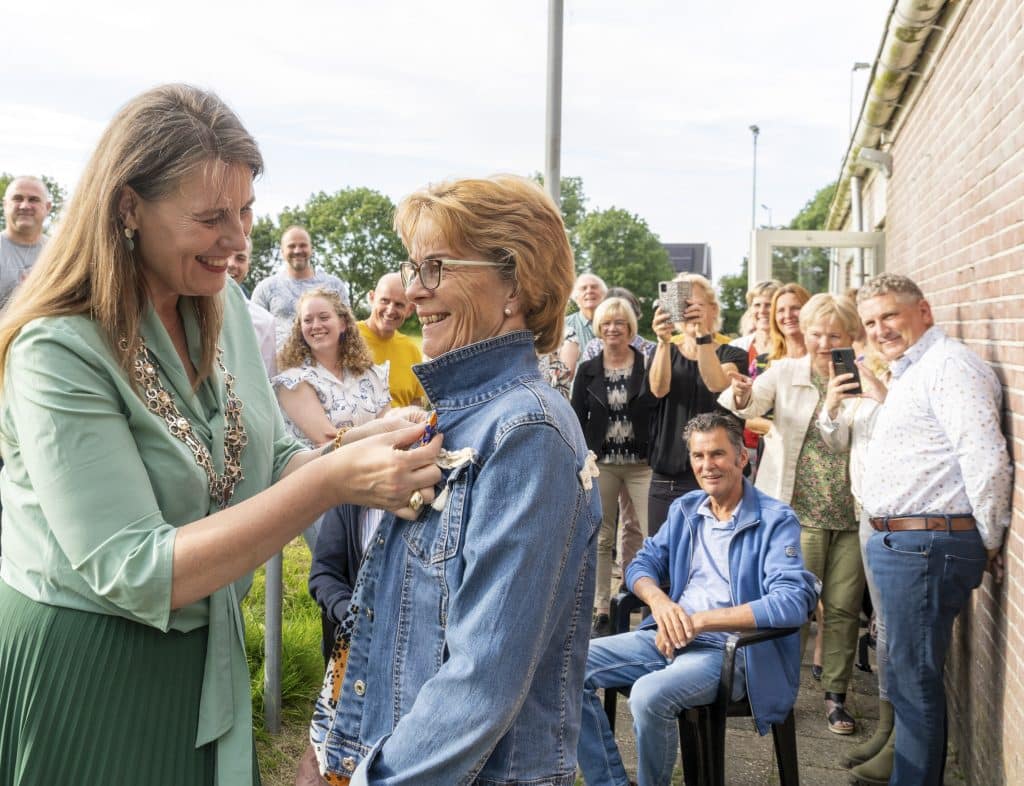 Mevrouw Wever-Koning benoemd tot Lid in de Orde van Oranje Nassau