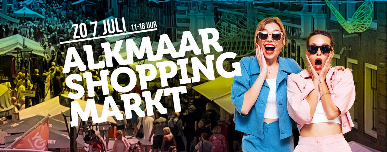 De gezellige Alkmaarse Shopping Markt komt er weer aan!