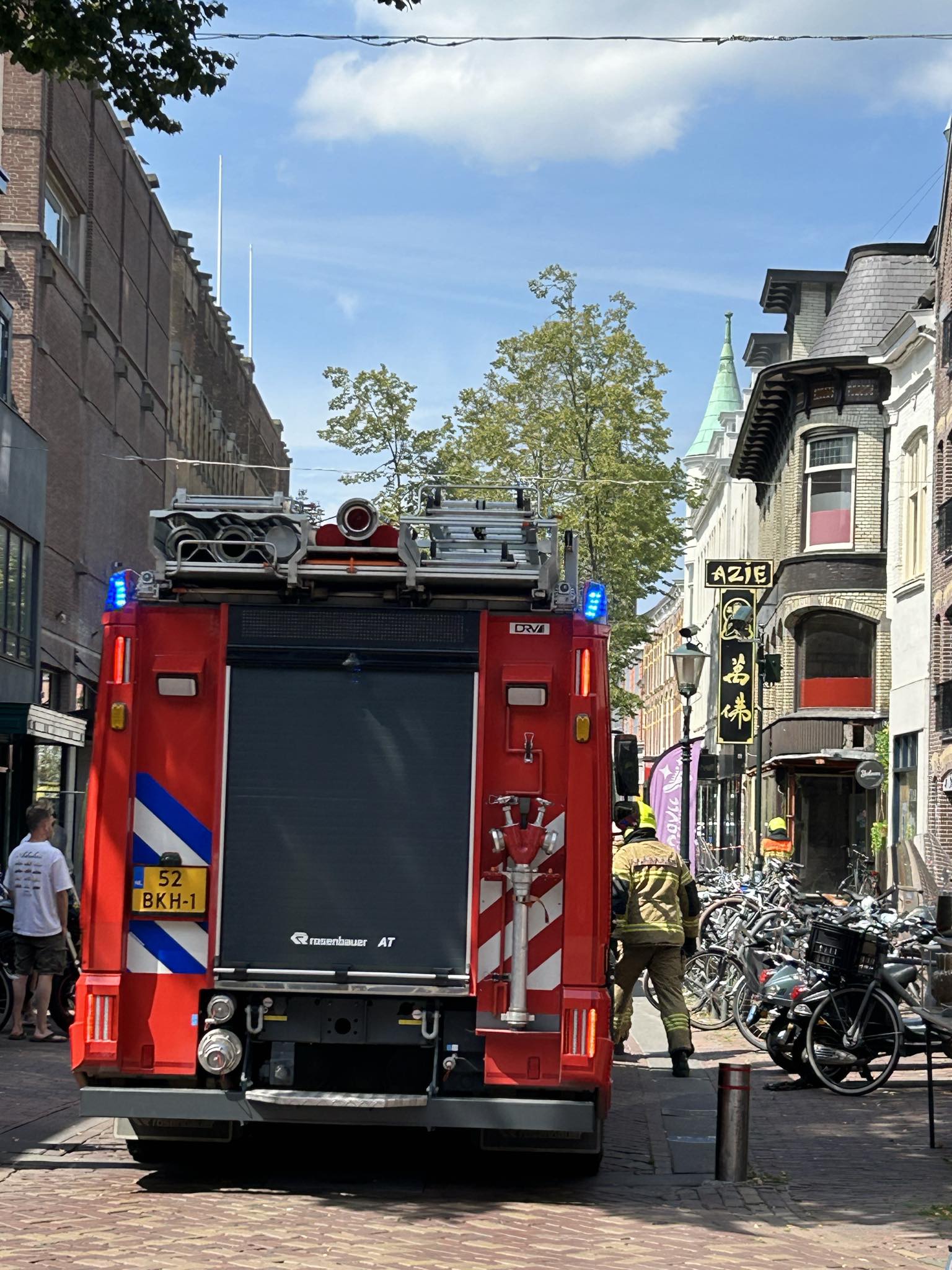 Brand treft voormalig Chinees restaurant Azië aan de laat