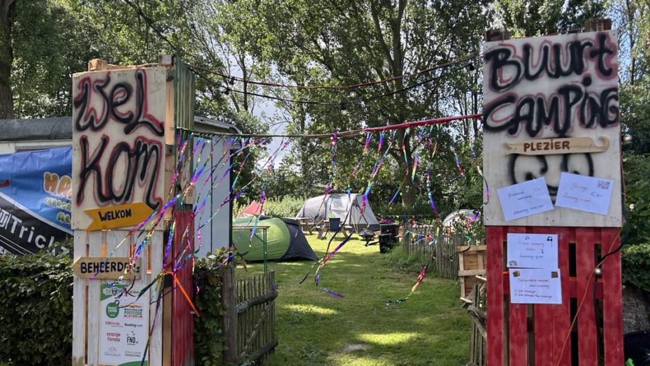 Buurtcamping in Overdie groot succes