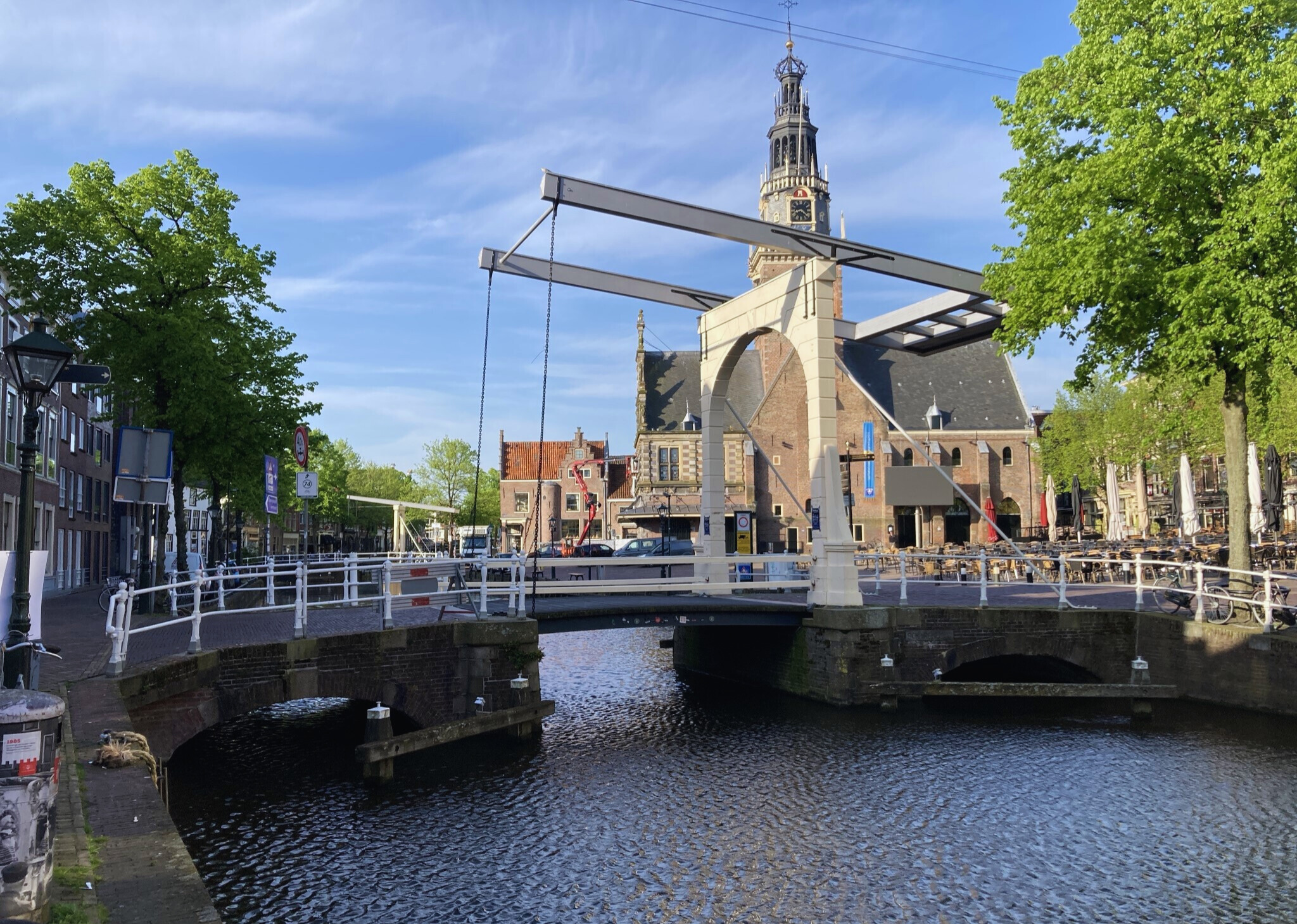 Afsluiting van de Schapenbrug vanwege werkzaamheden