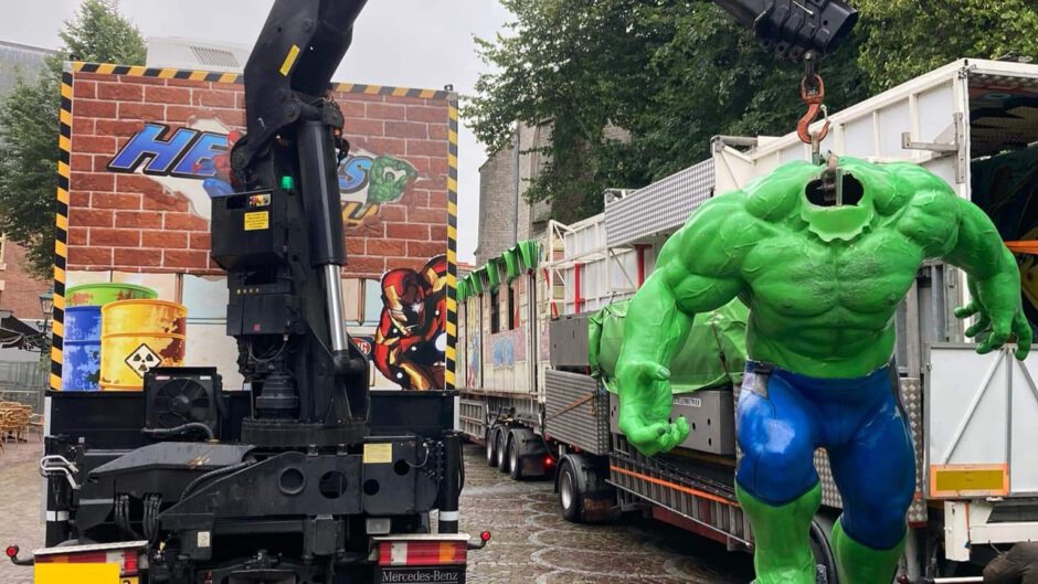 Opbouw kermis in Alkmaar gestart