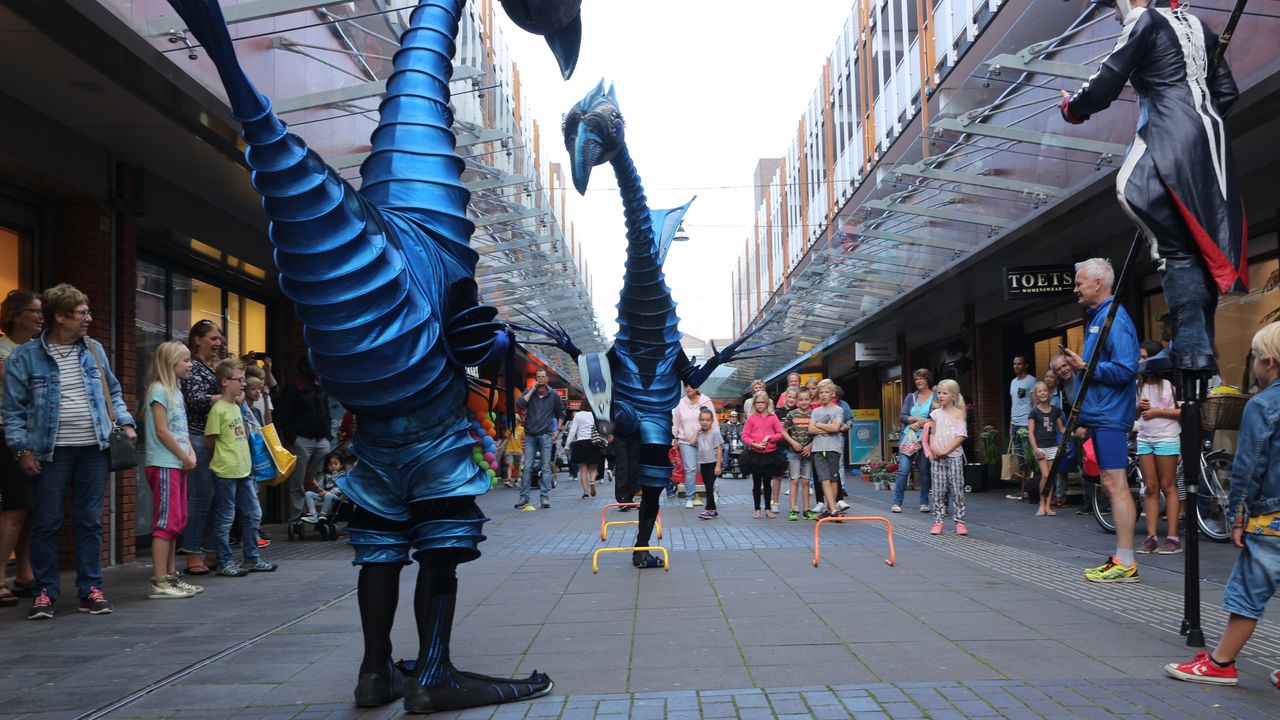 Dit jaar de negende editie van het Straatfestival in winkelcentrum De Mare