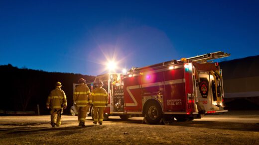 Oefening brandweer in Rekerheem