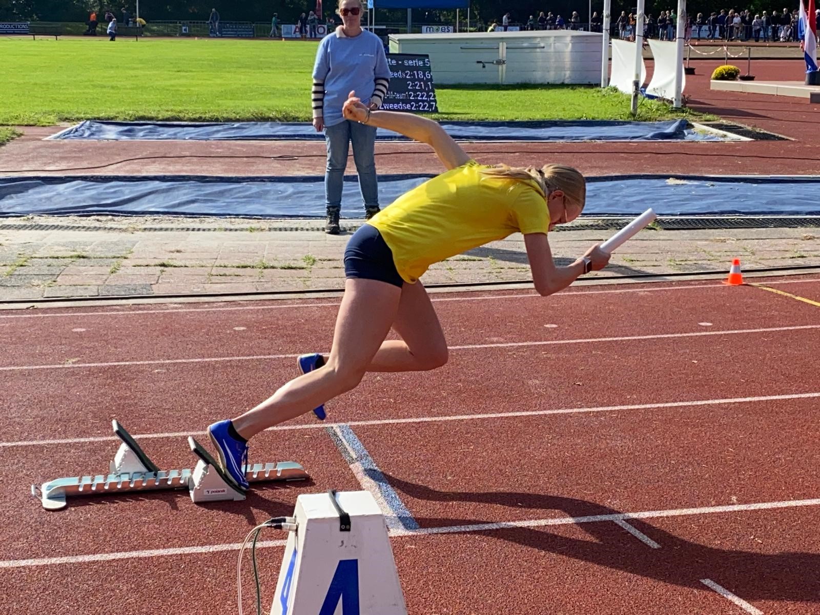 V-Hylas atleten V-U18 presteren goed tijdens NK-Estafette