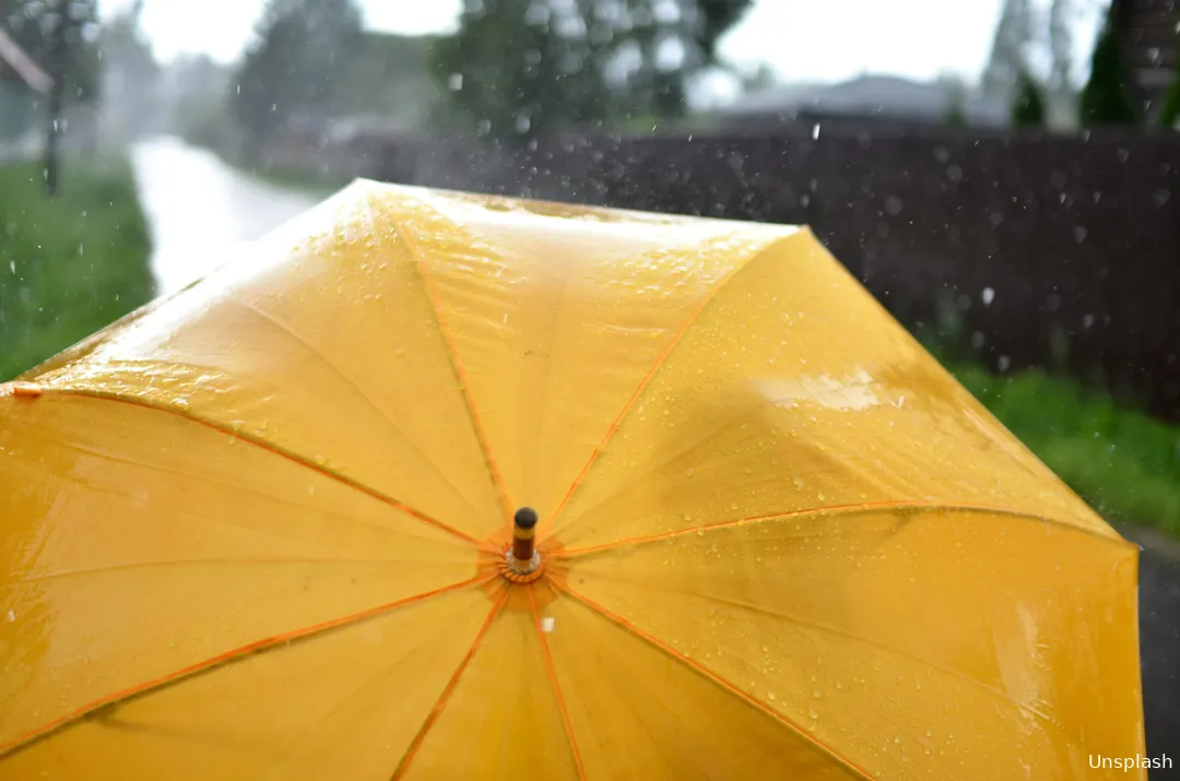 Code geel in het westen van het land om regen, hagel en windstoten