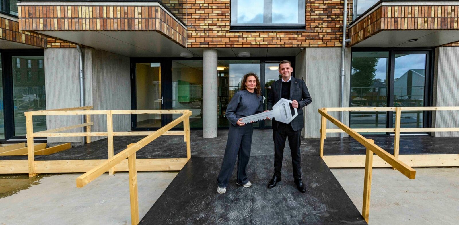 Oplevering eerste sociale huurwoningen bij Alkmaarse Jaagpad