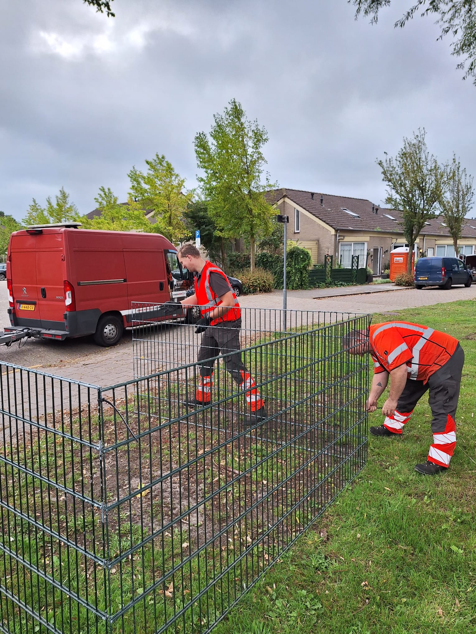 De bladkorven staan weer in de Alkmaarse wijken