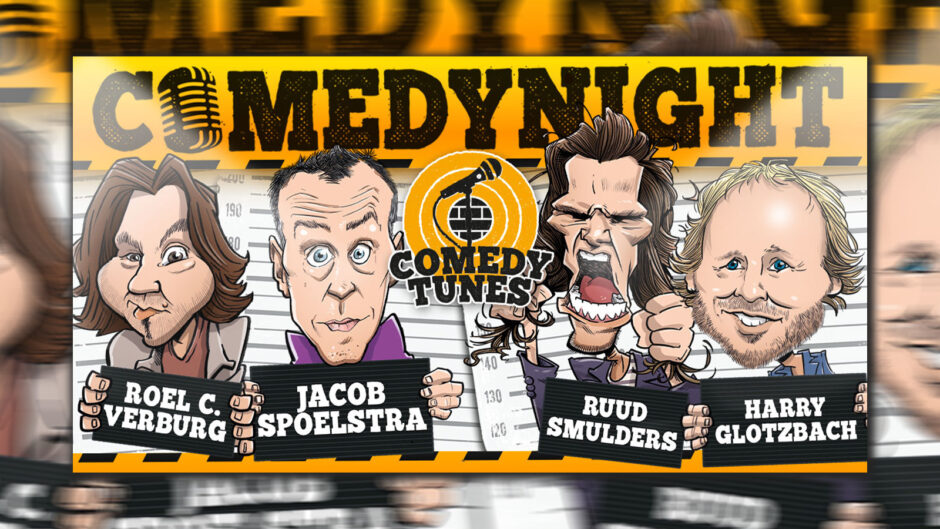 Comedytunes Comedynight: er valt nooit genoeg te lachen!