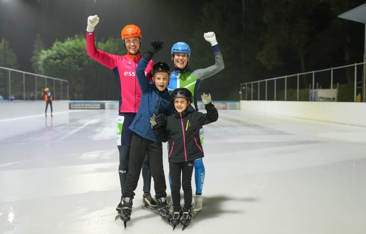 Schaatsprogramma voor de jeugd tijdens De Vier van Noord-Holland