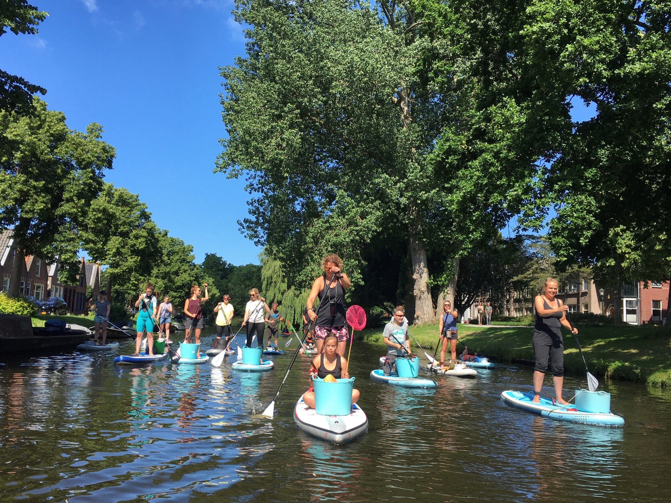 Suppend en wandelend maken we Alkmaar schoon