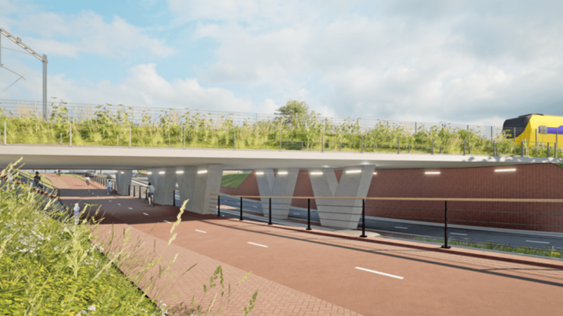 Spooroverweg Heerhugowaard tijdelijk dicht