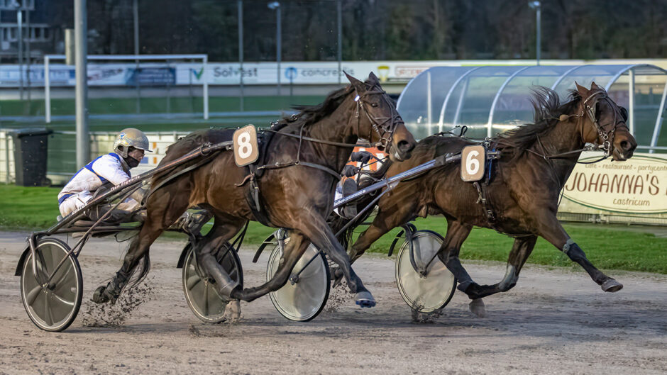 Zondag 10 November spectaculaire draverijen in de Alkmaar ZEturf Arena