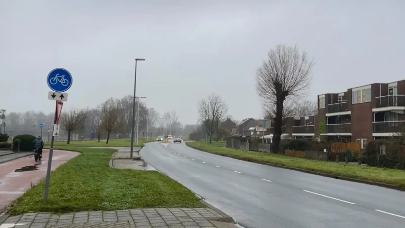 In januari is de Kanaaldijk afgesloten ten zuiden van de Schoenmakerstraat ivm werkzaamheden