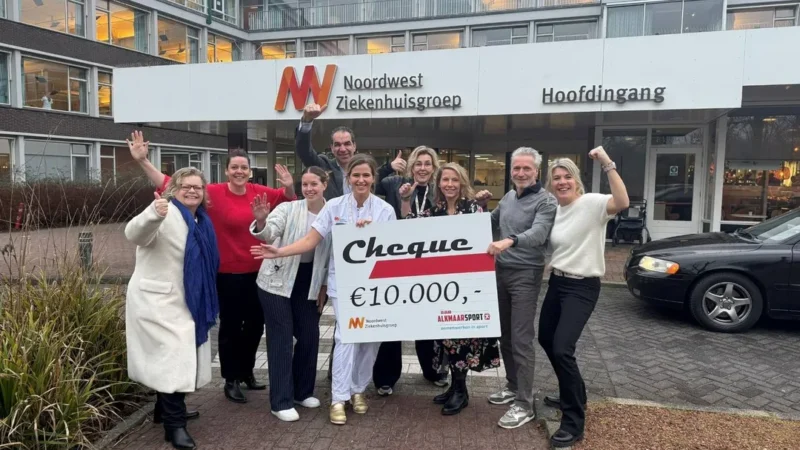 10-jarig Alkmaar Sport doneert 10.000 euro aan kinderafdeling Noordwest Ziekenhuisgroep