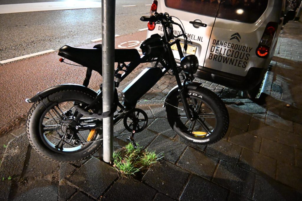 Fatbiker aangehouden na ongeval voor het rijden onder invloed in Alkmaar
