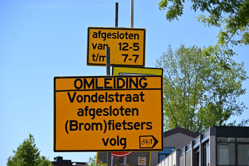 Komende acht weken geen verkeer tussen Hoofdplein en Accijnstoren in Alkmaar