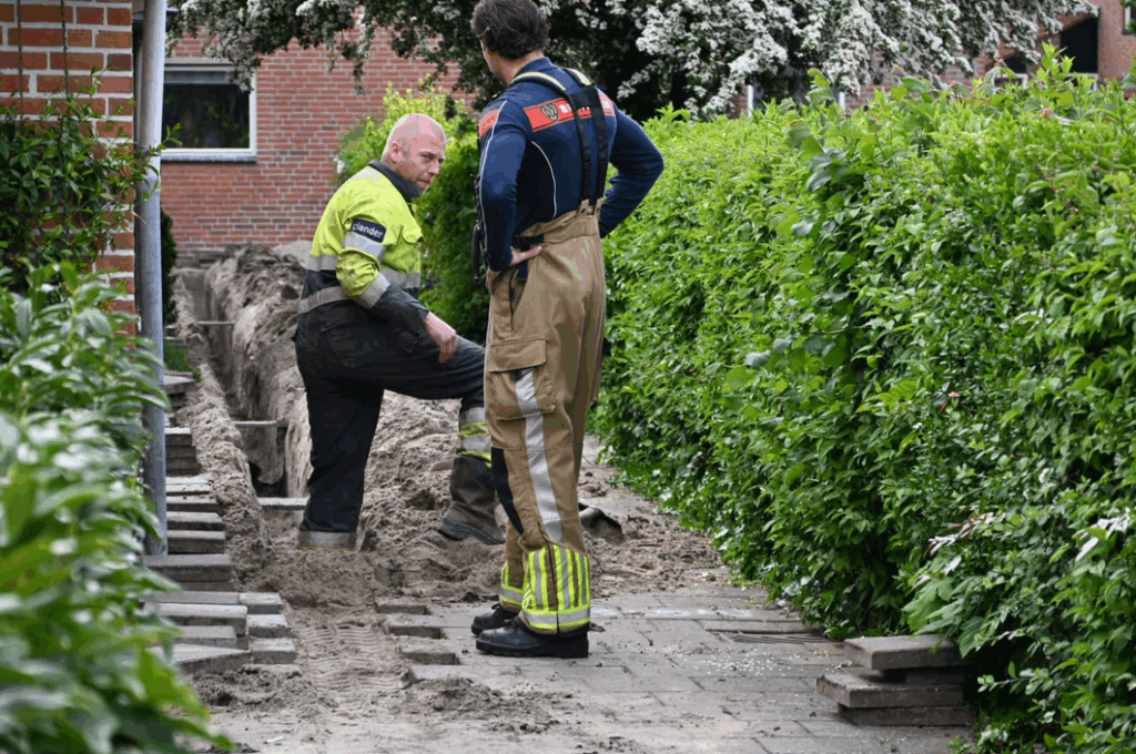 Brandweer naar melding gaslekkage in Alkmaar