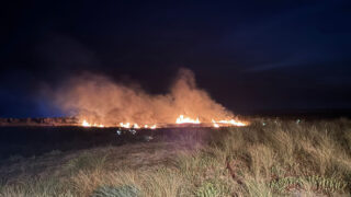 Natuurbrand in Bergen aan Zee