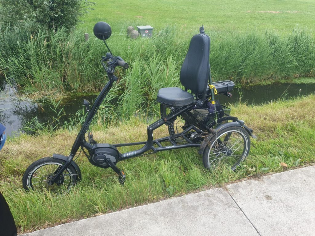 Fietser raakt te water in Heiloo