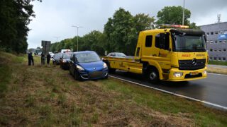 Kettingbotsing met vier auto’s op N9 in Alkmaar
