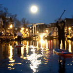 Zaterdag 9 augustus Volle Maan Sup Tour door centrum Alkmaar