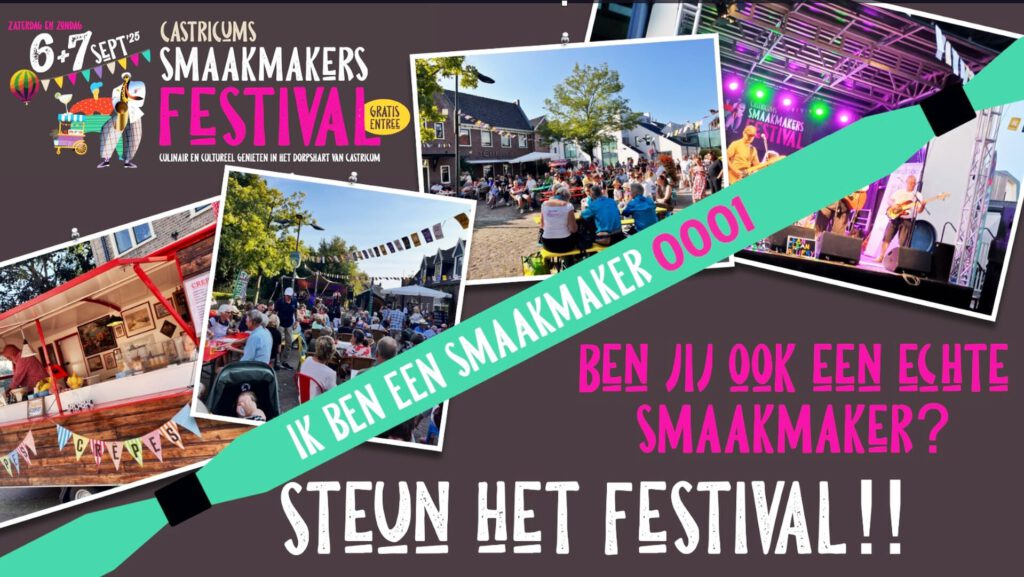 Steun het Smaakmakers Festival
