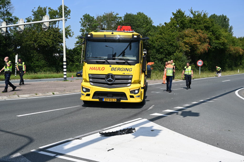 Hulpdiensten groots opgeroepen voor ongeval in Alkmaar